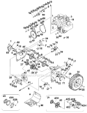 Page B Diagram and Parts List for 31AE5KLF801 2005-2 Yard Man Snow Blower